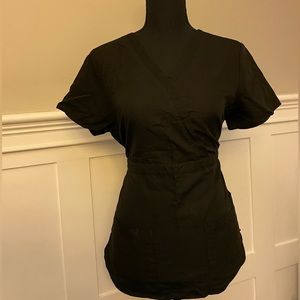 Scrubology black size medium scrub top
